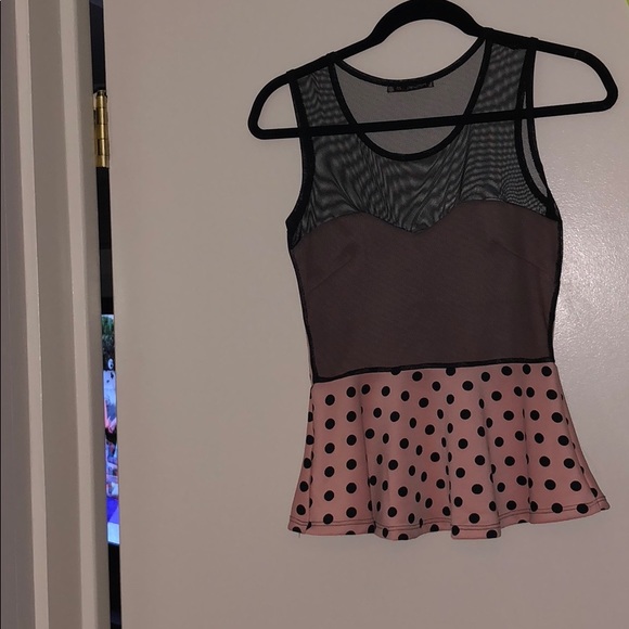 Arden B Peplum top size S - Picture 2 of 2
